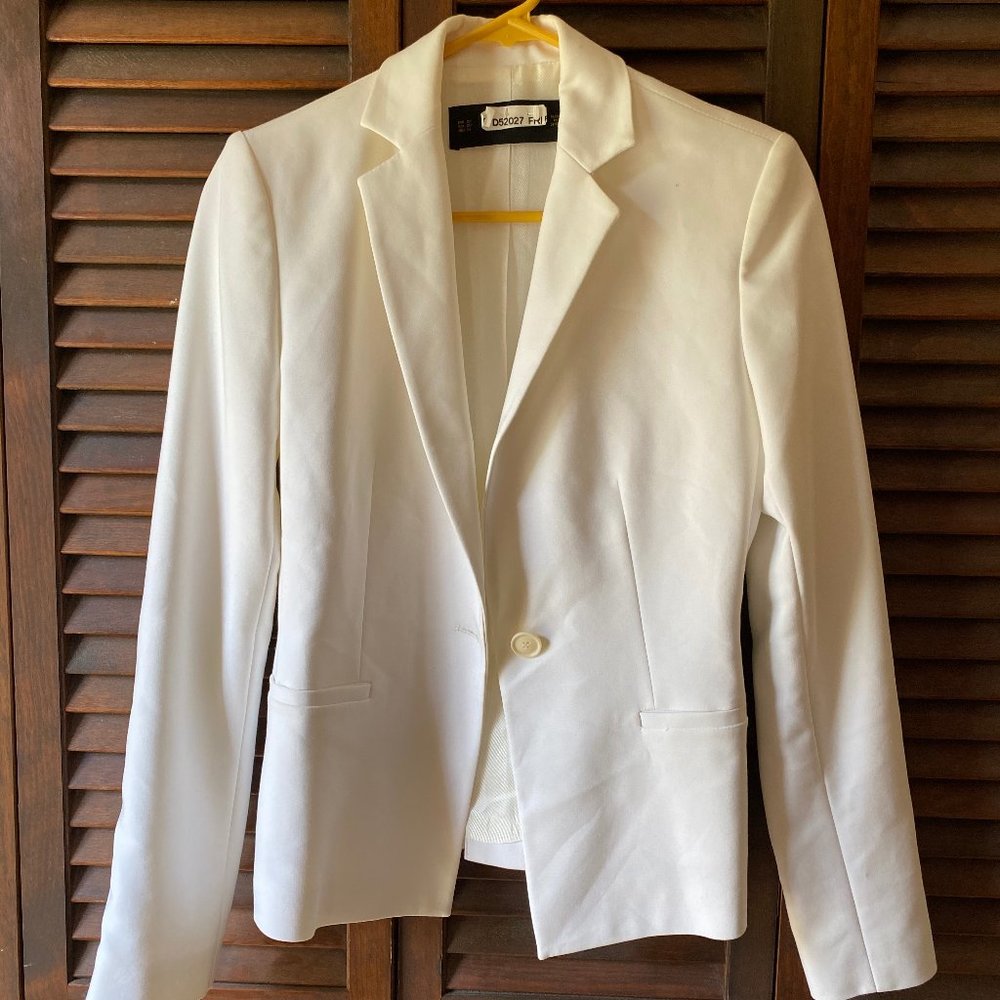 White Zara Blazer